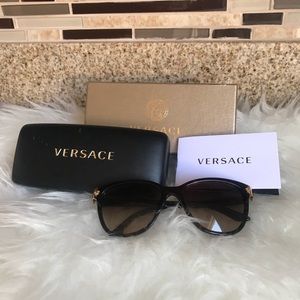 Authentic Versace tortoise sunglasses